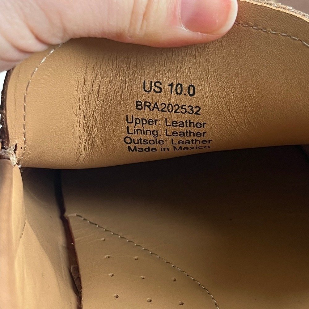 NWOB Nisolo Men's Leather Leo Loafer in Tabacco Tan Sz 10 - Picture 8 of 10